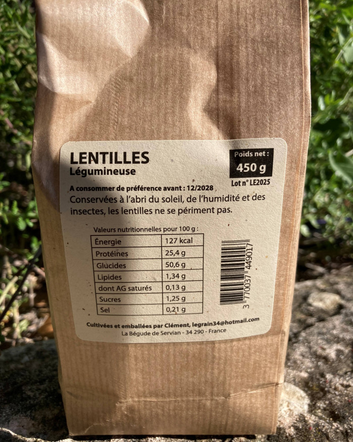 lentilles vertes FR.